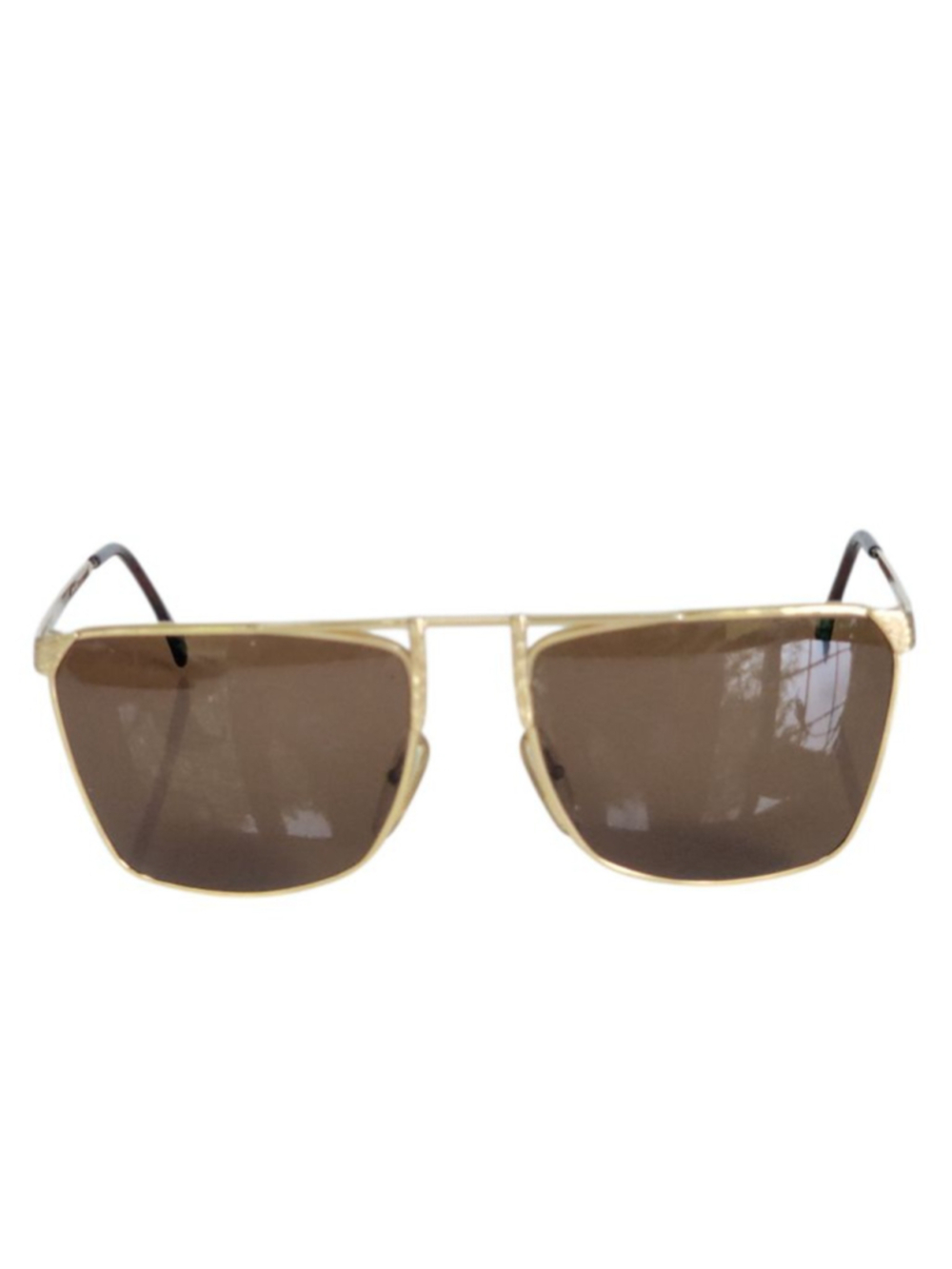 LAURA BIAGIOTTI Gold & Brown Sunglasses 58 mm - Picture 5 of 9